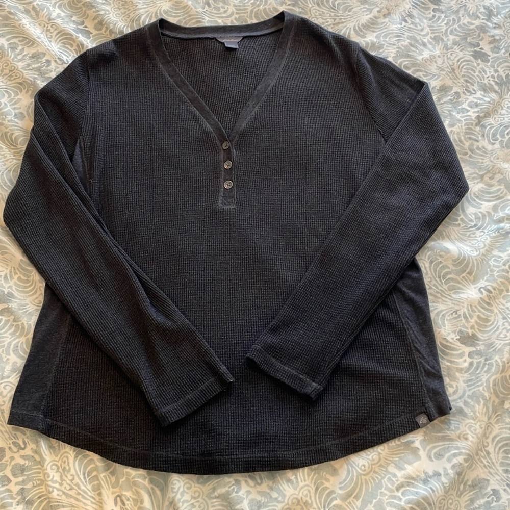 Eddie Bauer thermal knit top